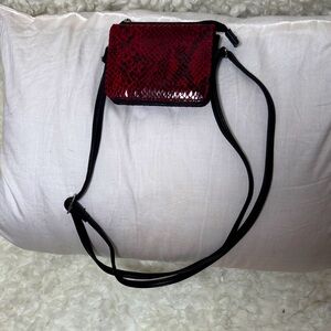Wild Fable Red Textured Crossbody Bag